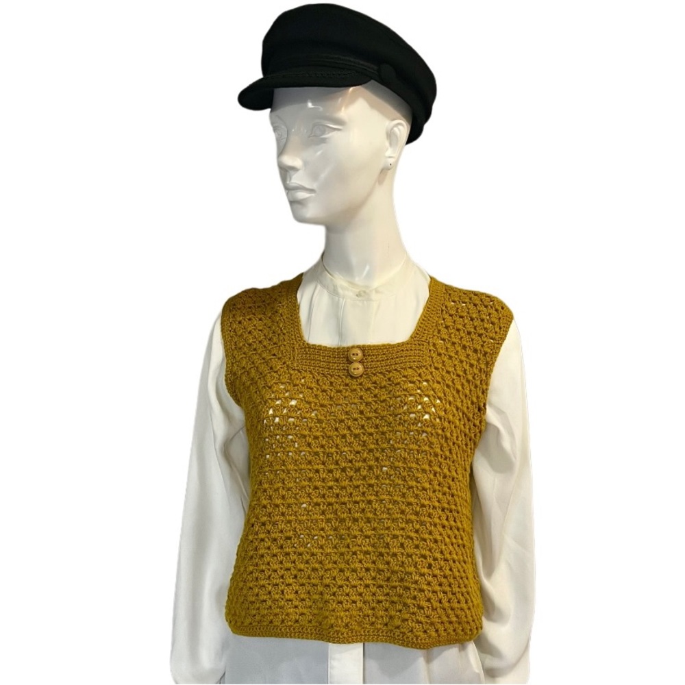 Hand Knit Sweater Vest
